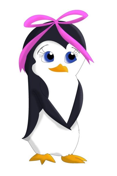 Пингвин мультяшный