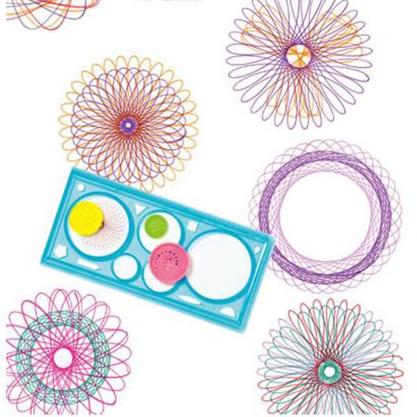 Линейка-спирограф al2802