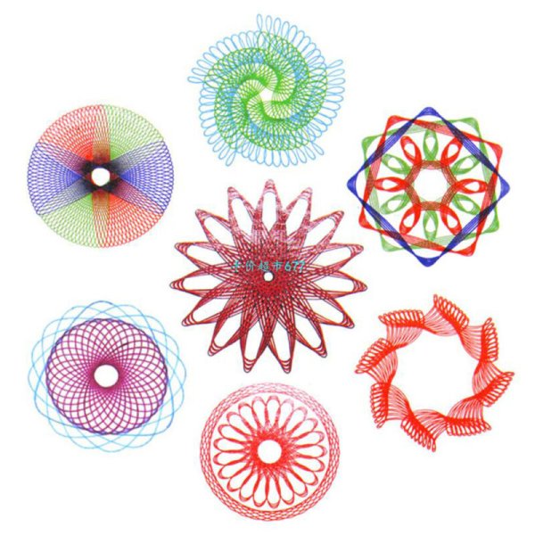 Трафарет спирограф