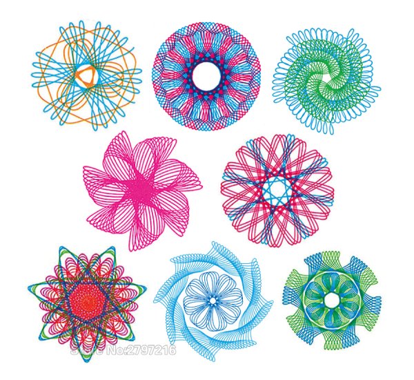 Волшебные узоры спирограф