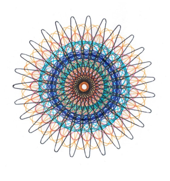 Мандала спирографом