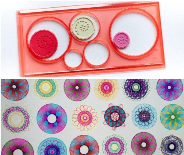 Линейка спирограф