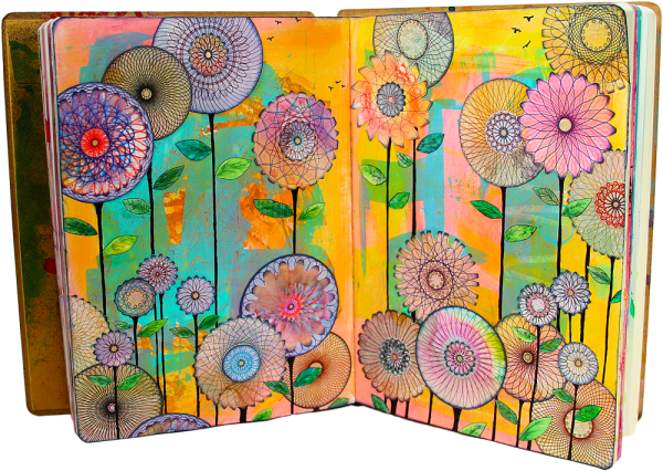 Принты на ткани в виде рисунков шариковой ручкой