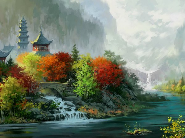 Японский пейзаж