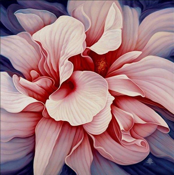 Картины крупные цветы