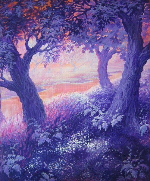 Фон сказочный лес