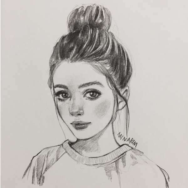 Красивые рисунки людей карандашом