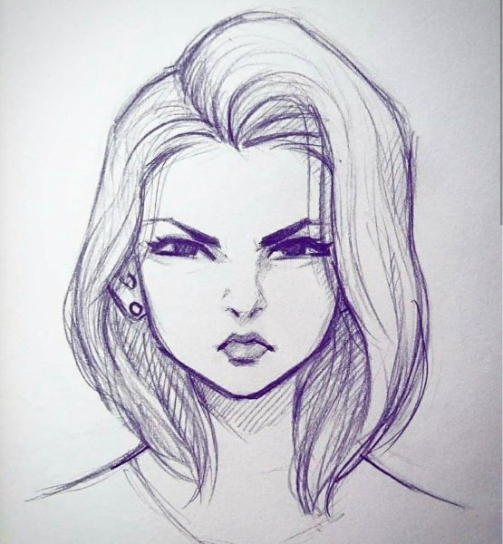 Селена Гомес рисунок