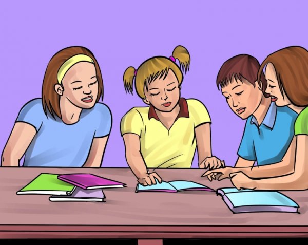 Учащиеся рисунок