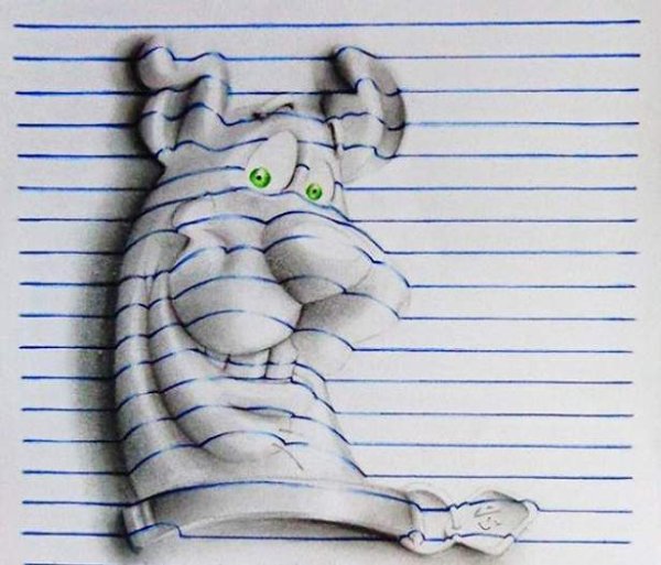 Прикольные рисунки в тетради