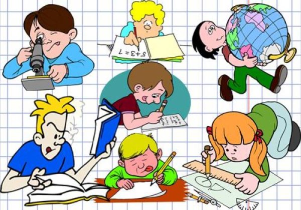 Рисунки из школьной жизни