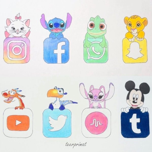 Рисунки из ттиктока для срисовки