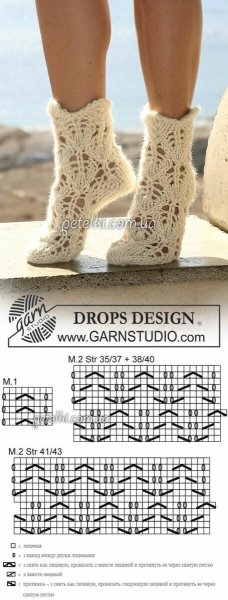 Ажурные носки от Дропс