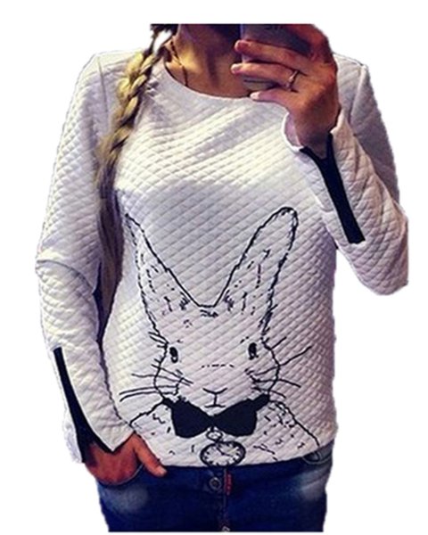 Свитер с принтом женский