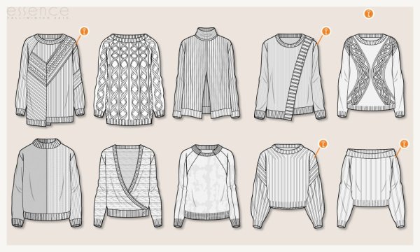 Раскраска кофта