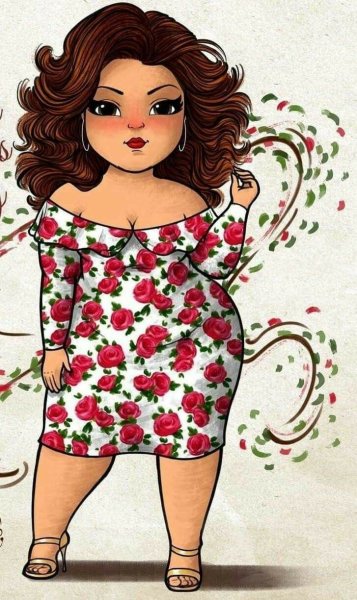 Женщина рисунок