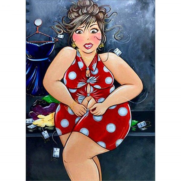 Смешные нарисованные женщины