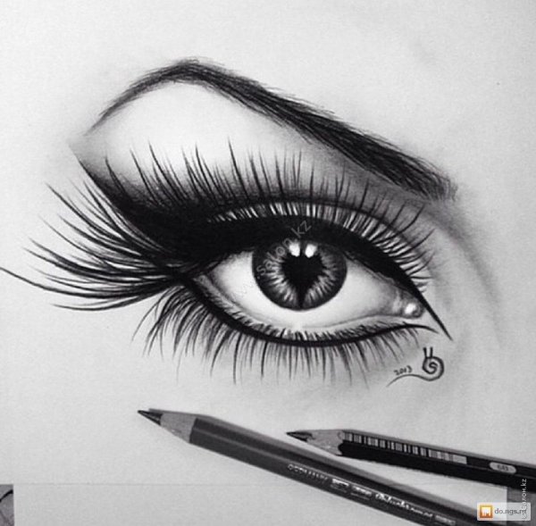 Глаза нарисованные
