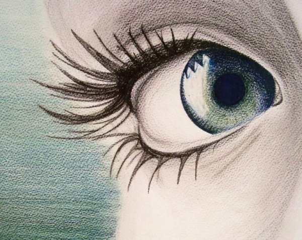 Глаза рисунок