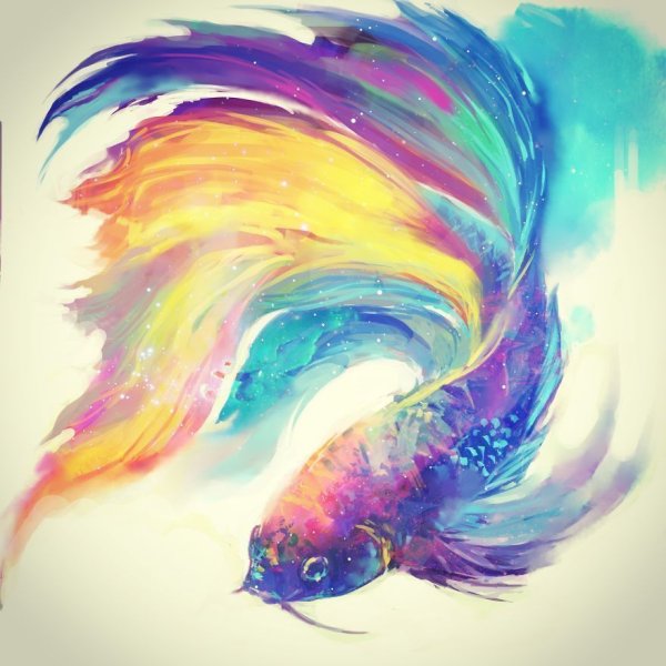 Аниме разноцветные