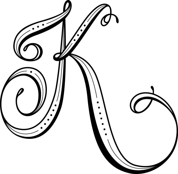 Красивая буква а заглавная