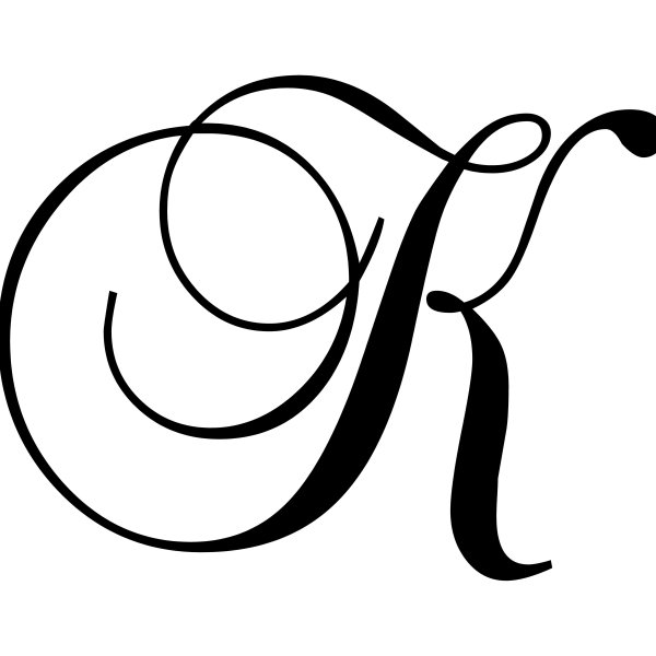 Каллиграфические буквы