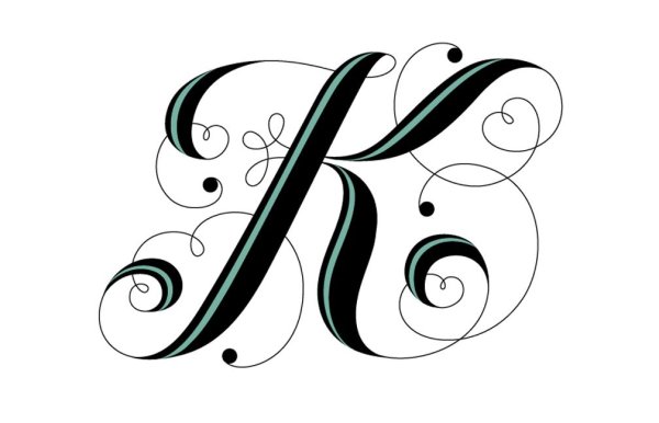 Каллиграфические буквы