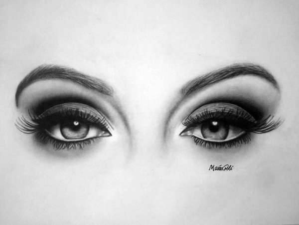 Глаза рисунок