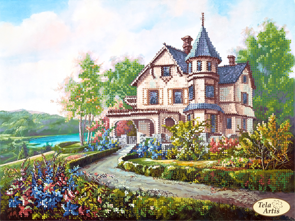 Коттедж зарисовка