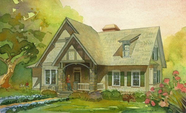 Зарисовки домов