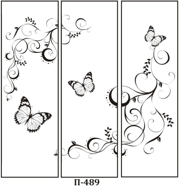 Шкаф купе 2 двери зеркало сверху снизу пескоструйный рисунок