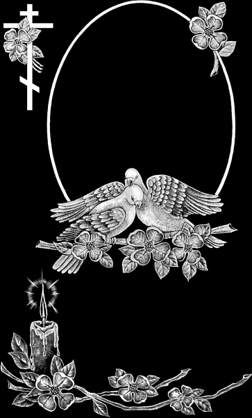 Рамка на памятник