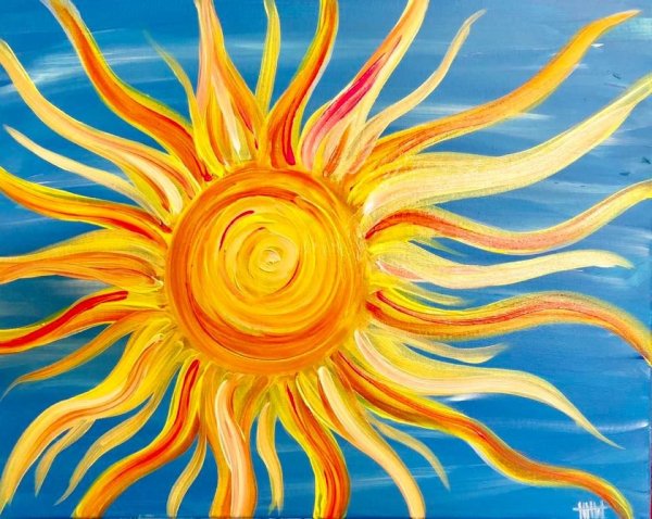 Солнце рисунок