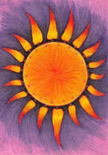 Солнце рисунок