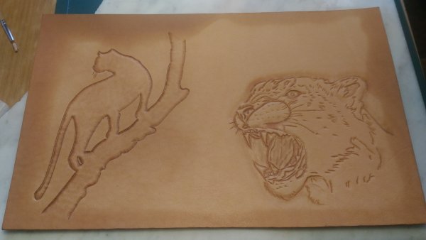 Штамп для кожи узор