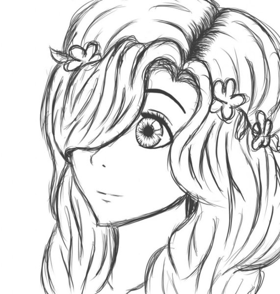 Открытка «девочка»