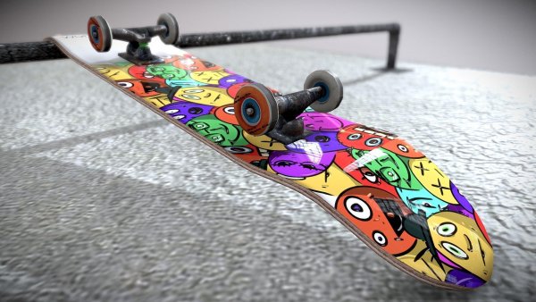 Принт на скейтборд