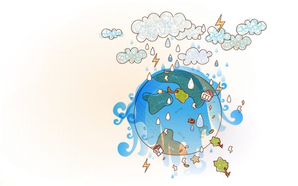 Фон чистая Планета для детей