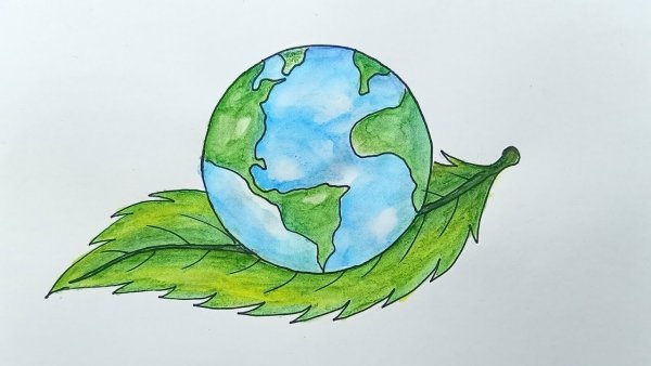 Рисунок на тему земля