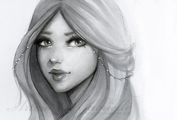 Эскизы карандашом