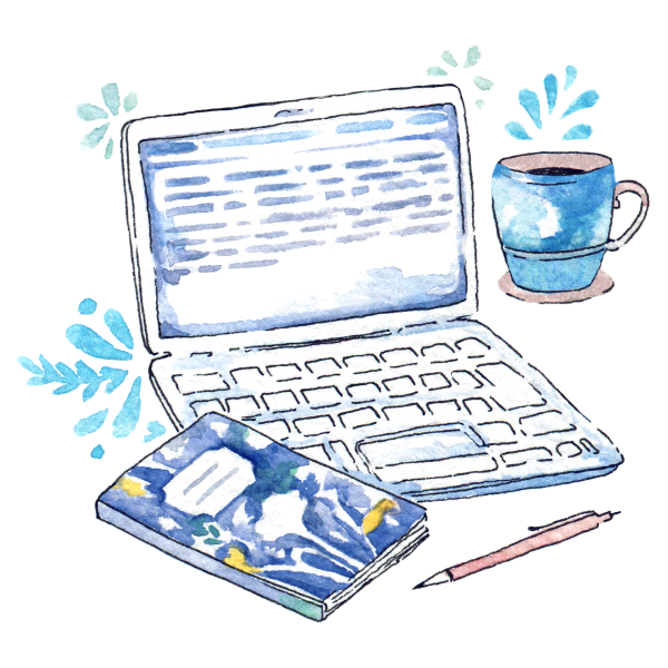 Красивый блокнот с ручкой