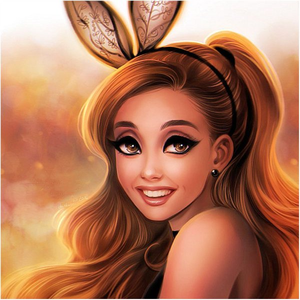 Красивая девушка мультяшная