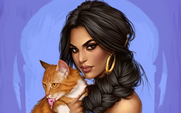 Милые мультяшные девчонки