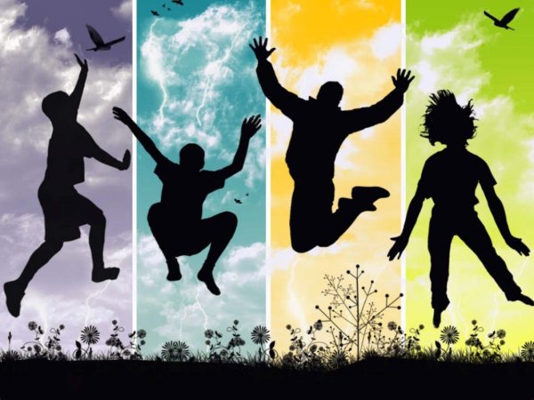 Девушка в городе рисунок