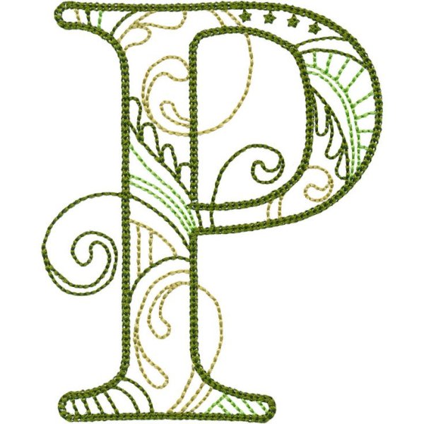 Красивая буква а заглавная