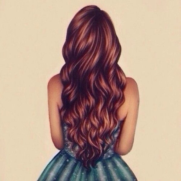 Девушка рисунок