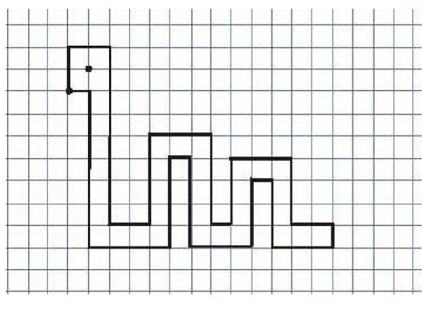 Рисунки по клеточкам в тетради для начинающих
