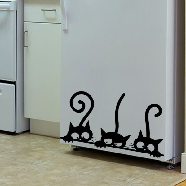 Роспись холодильника маркерами