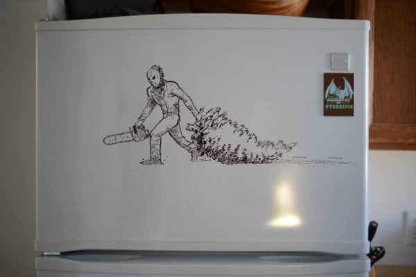 Холодильник рисунок