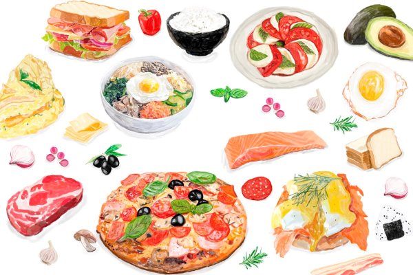 Красивые рисунки еды